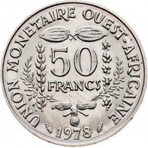 Western African States, 50 Francs 1978, Paris
