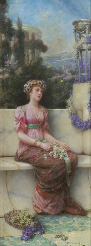 ÉMILE EISMAN-SEMENOWSKY, FLOWER GIRL
