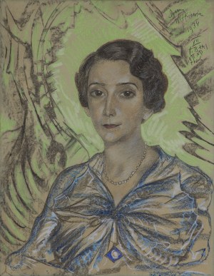 Stanisław Ignacy Witkiewicz, Portrait de femme, décembre 1934