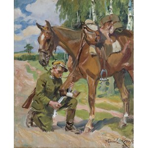 Wojciech Kossak, OPATRUNEK, 1927