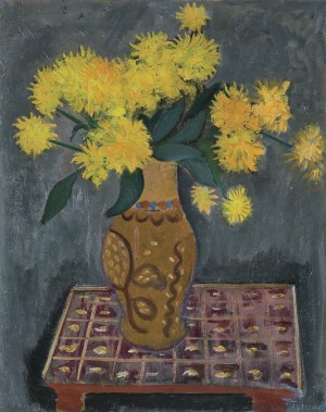 Tymon Niesiołowski, STILLLEBEN MIT BLUMEN