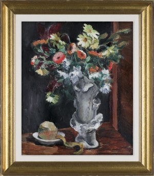 Alicja Halicka, MARTWA NATURA Z POTTED JABŁKIEM (Nature morte avec pomme pelée), 1930