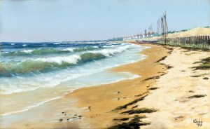 Soter Jaxa-Małachowski (1867 - 1952), Nad polskim morzem, 1933