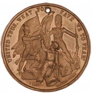 Abyssinia. Medal 1868 British Campaign White Metal