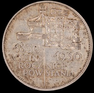 Polonia. 5 Zlotych 1830 1930 Insurrezione di novembre Argento