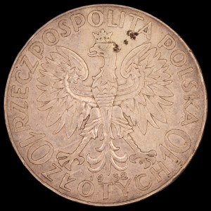 Polsko. 10 zlotých 1932 Varšava Stříbro