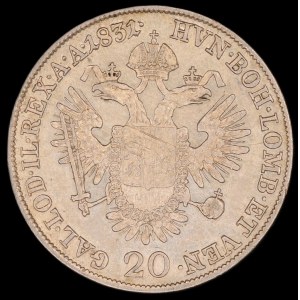 Austria. 20 Kreuzer 1831 A Vienna Silver