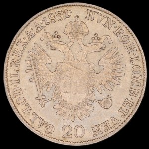 Austria. 20 Kreuzer 1831 A Vienna Argento