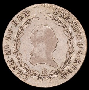 Słowacja. RDR 20 Kreuzer 1803 B Kremnica Silver