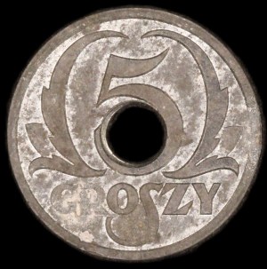 Poland. 5 Groszy 1939