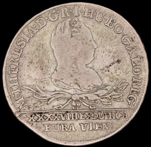Galícia a Lodoméria. 30 Krajcars 1776 Vienna Silver