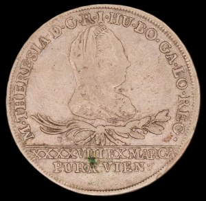 Galícia a Lodoméria. 30 krajcars 1775 Vienna Silver