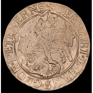 Mansfeld Schraplau. 1 Taler 1558 St George Silver