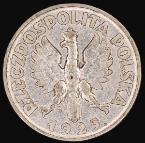 Polen. 1 Zloty 1925 Londoner Silber