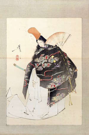 Tsukioka Yoshitoshi (1839 - 1892), Empress of Jingu, Tokyo, 1893.