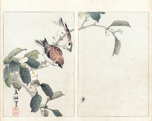 Yamada Kōtarō, Nakamura Busuke, Polowanie na pajączka, Kioto, 1892