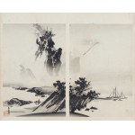 Yamada Kōtarō, Nakamura Busuke, Odlot żurawi, za Sesshu Toyo, Kioto, 1892