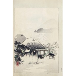 Watanabe Seitei (1851-1918), Dom nad zatoką, Tokio, 1893