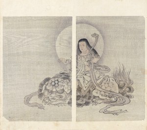 Watanabe Seitei (1851-1918), Immortal on a Lion, after Sesshu, Tokyo, 1892
