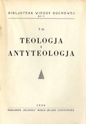 Tomasz Ozimek: Teologja i antitheologja, only edition of 1936