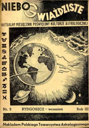 Starry Skies. A current monthly magazine devoted to astrological culture. R.3 (1937). No. 9