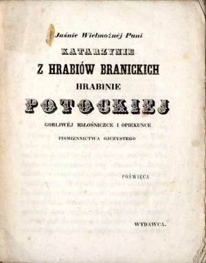 Idylls of Cracow by Wincenty Reklewski, only edition from 1850