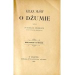 Stanisław Ciechanowski: Kilka słów o dżumie, wydanie jedyne z 1900