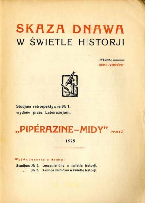 Dnava taint in the light of history. A retrospective study, 1925 only edition