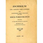 Stanisław Syc: Anormalni czyli umysłowo słabo rozwinięci..., wydanie jedyne 1905
