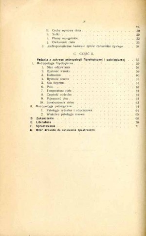 Edward Loth: Guidelines for anthropological research on living man, 1914
