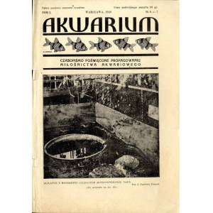 Akwarium. Czasopismo... T.1 (1939). Nr 6-7 (1939)