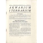 Akwarjum i Terrarjum. Kwartalnik. R.1 (1925). Z.2 (Październik 1925)