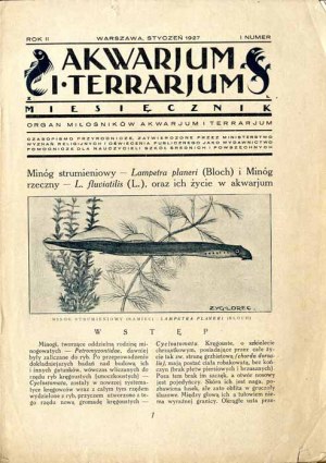 Akwarjum i Terrarjum. Miesięcznik. R.2 (1927). Nr 1 (Styczeń 1927)