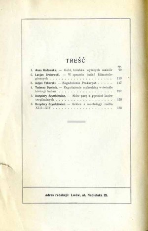 Kosmos. Journal of the Pol. Tow. Przyr. im. Kopernika. Serja B: R.60 (1935) Z.2