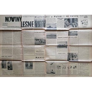 Nowiny Leśne. Gazeta ścienna robotników leśnych L.P. R.2 (1938). Nr 10 (15 lipiec 1938)