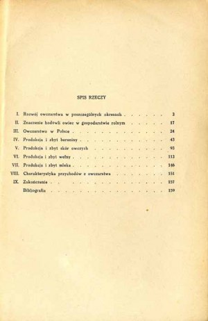 Bohdan Dederko: Issues of production and sale of sheep articles, only edition of 1937