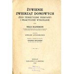 Nils Hansson: Żywienie zwierząt domowych. Jego teoretyczne..., wydanie 1 z 1927