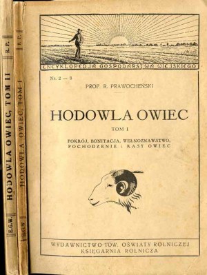 Roman Prawocheński : L'élevage des moutons. T.1-2, seule édition 1937-1939 complète