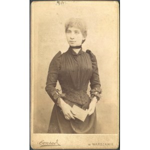 VARŠAVA, kartonová fotografie z ateliéru Conrad