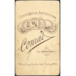 VARŠAVA, kartonová fotografie z ateliéru Conrad