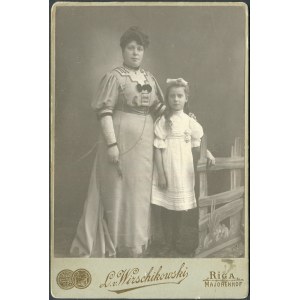 RYGA, Fotografia kartonikowa z atelier L. Wirschikowski