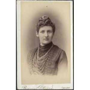 GERMANY / ERFURT, Cardboard photograph from atelier Bissinger &amp; Dittmann