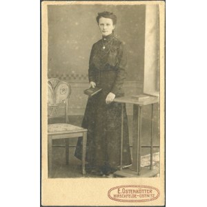 NIEMCY / OSTRITZ, Fotografia kartonikowa z atelier E. Ostenkotter
