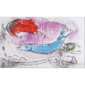 Marc Chagall (1887-1985), Blue fish (Le poisson bleu), 1957