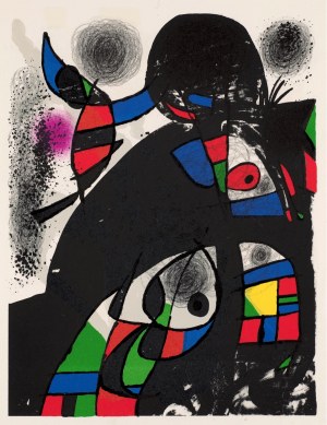 Joan Miró (1893-1983), Hommage à San Lazzaro, 1975
