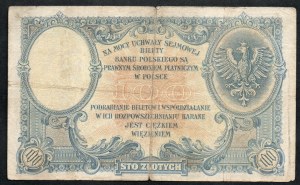 Polska. Bank Polski 100 Złotych 1919