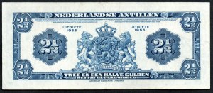 Antilles néerlandaises. 2 1/2 Gulden 1942