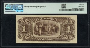 Bolivia. Banco Potosi 1 Boliviano 1894