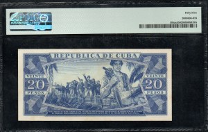 Kuba. Banco Nacional 20 Pesos 1971 Wzór