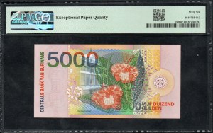 Suriname. 5000 Gulden 2000